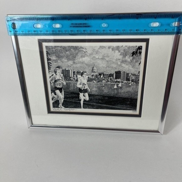 US Capital Washington DC Park Framed Signed Print picture by Philip Thompson - Picture 7 of 9